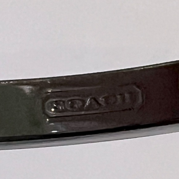 NWT Coach Pave Bangle (Black/Navy) - Picture 9 of 10